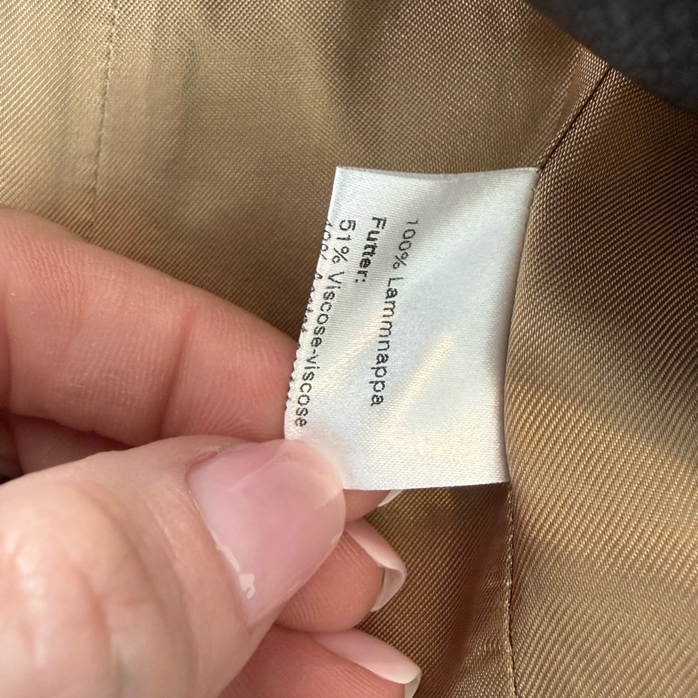 AKRIS Leather Single Button Blazer EUC C000 - Picture 7 of 10